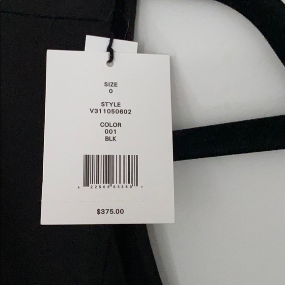 NWT Vince black midi dress - size 0 (fits like 2) - Picture 3 of 3